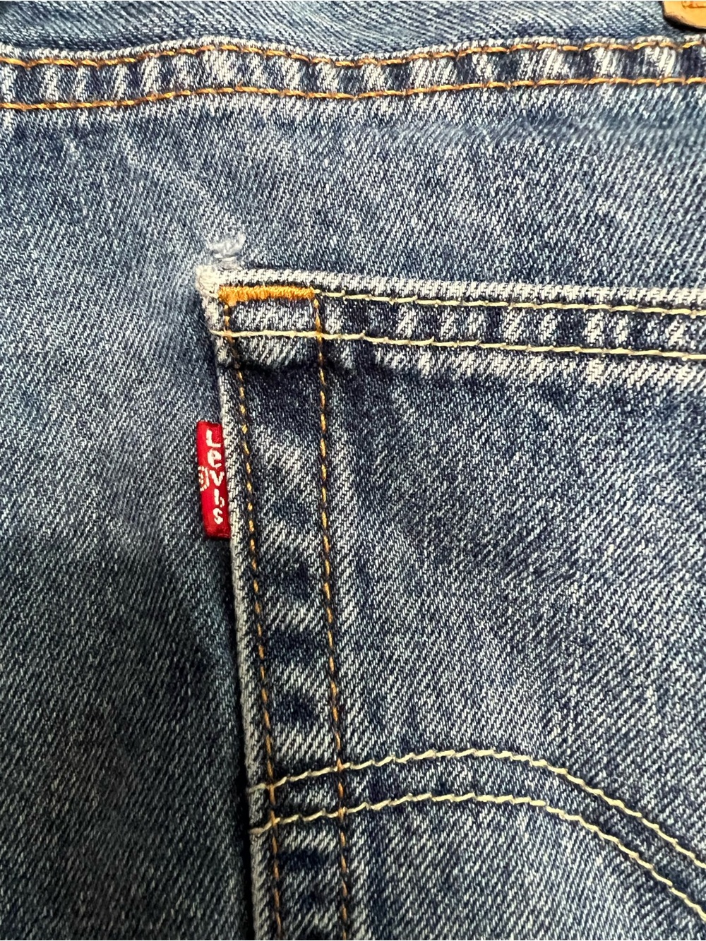 Vintage 505 Levi's Men's Classic 90’s year Blue Denim Jeans